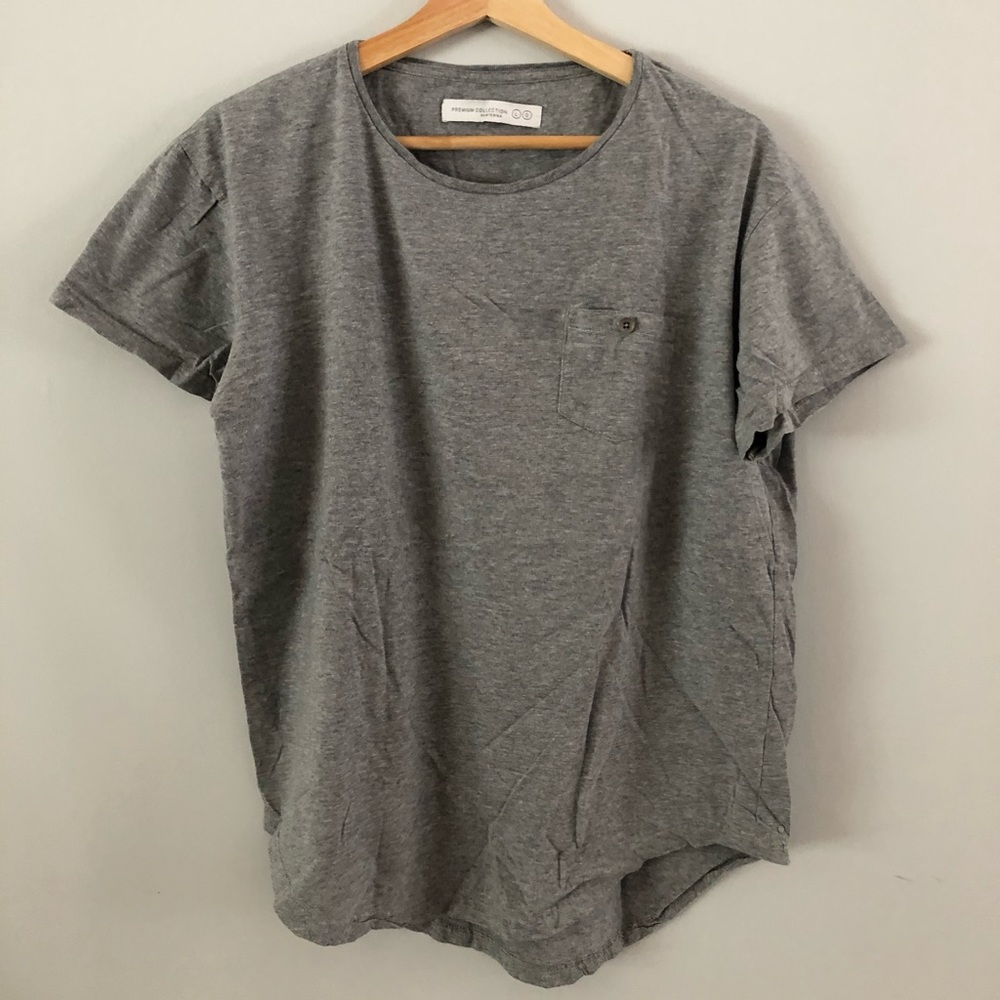 Grey Drop Tee